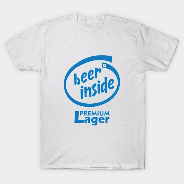 Beer Inside Premium Lager T-Shirt by Dreamteebox